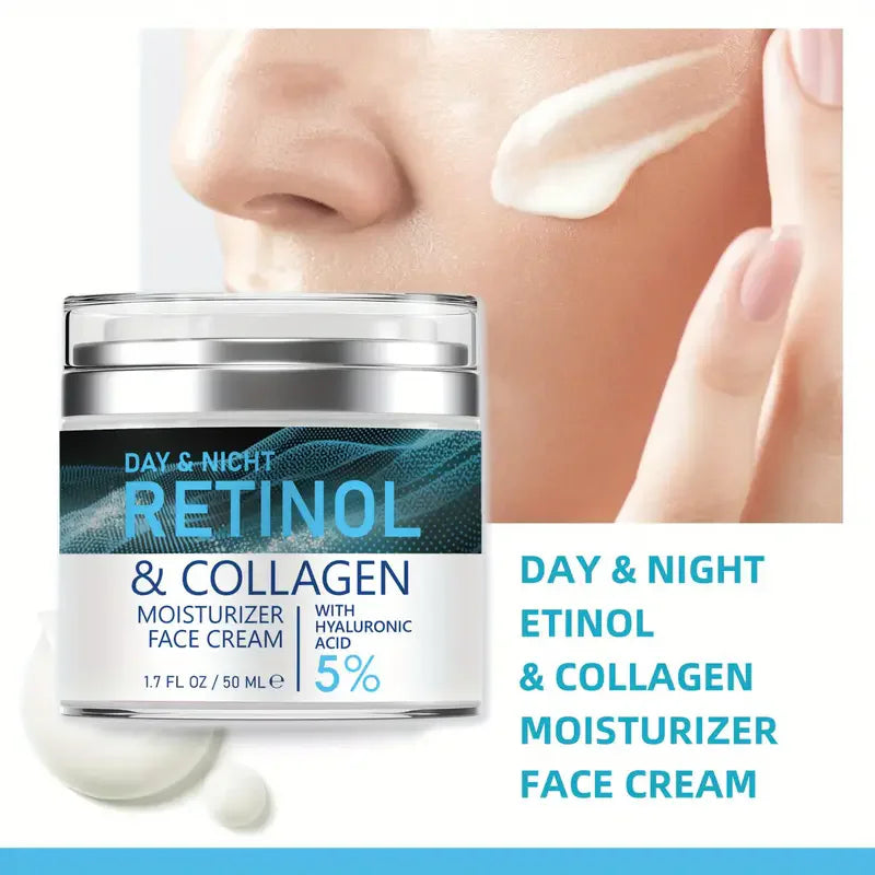 "Retinol Collagen Cream - Anti-Aging, Hydrating"