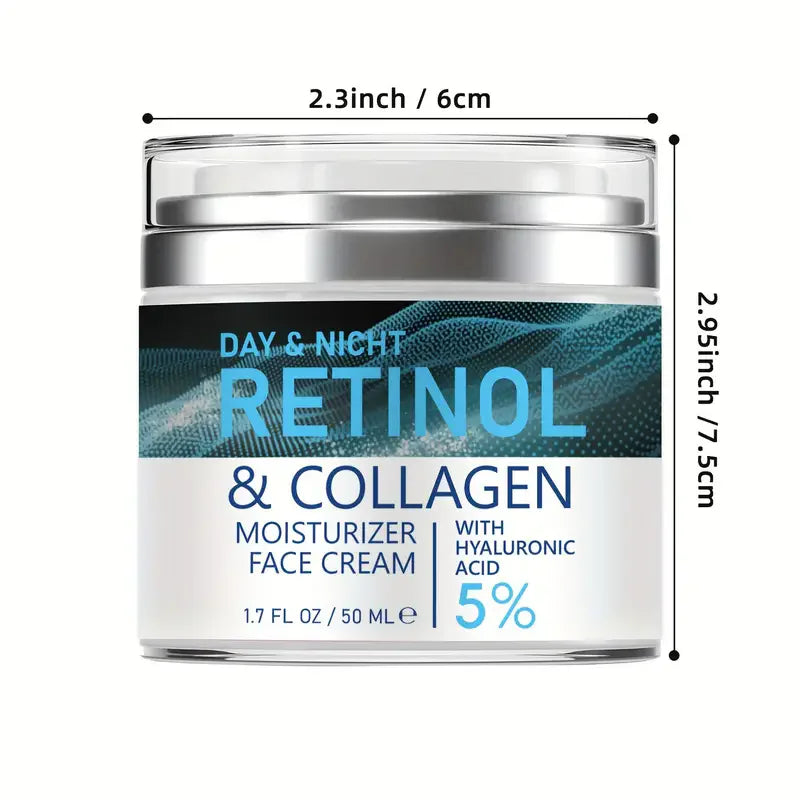 "Retinol Collagen Cream - Anti-Aging, Hydrating"