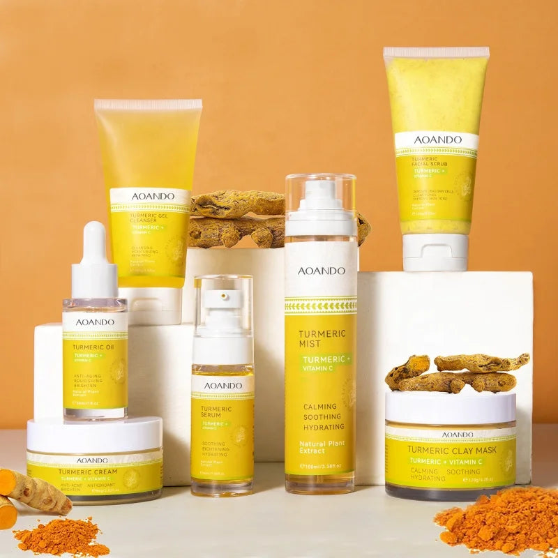 "Private Label Turmeric Vitamin C Face Care - Anti-Acne"
