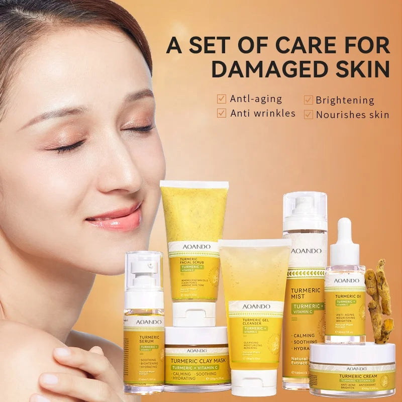 "Private Label Turmeric Vitamin C Face Care - Anti-Acne"