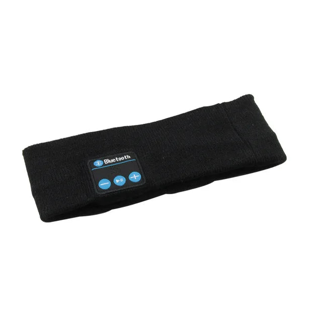 Wireless Bluetooth Headband Earphones for Sports and Sleep with Built-in Microphone