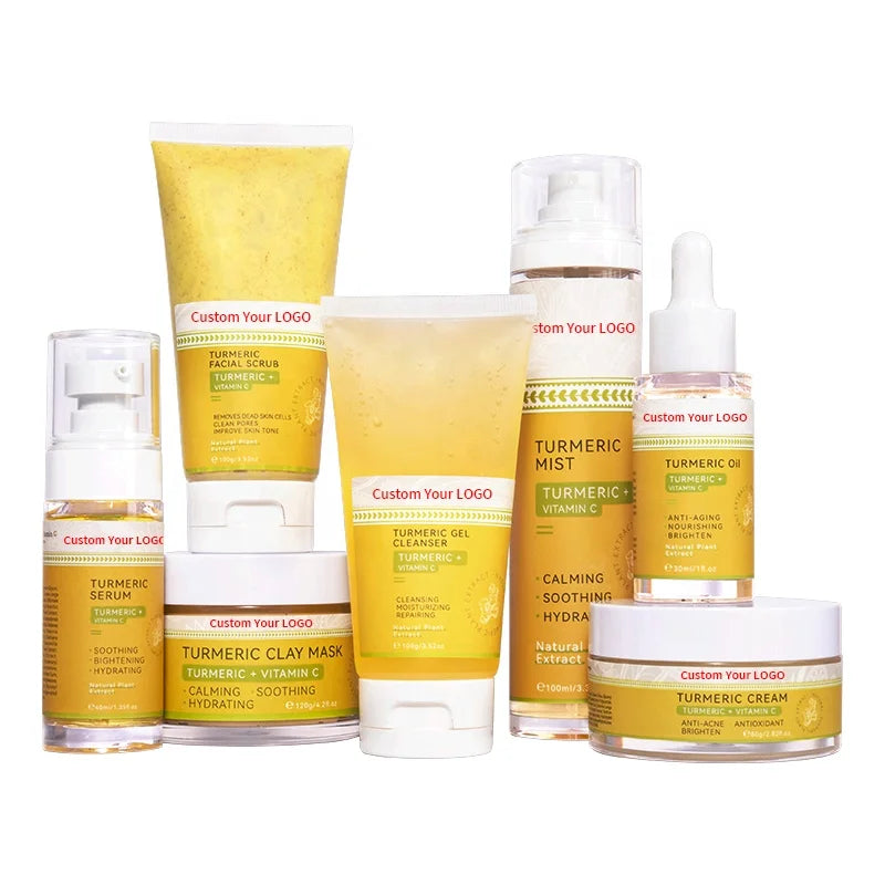 "Private Label Turmeric Vitamin C Face Care - Anti-Acne"