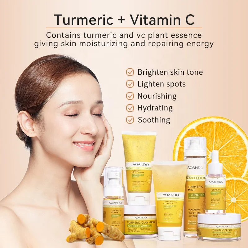 "Private Label Turmeric Vitamin C Face Care - Anti-Acne"