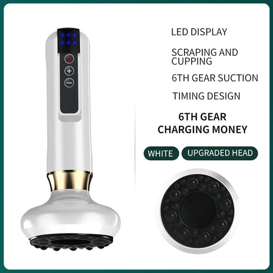 "Tricolor Electric Guasha Massager - Anti-Cellulite, Heat"