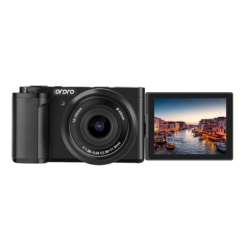 G930 Compact Digital Camera for YouTube Vlogging - 4K Video, 5X Optical Zoom, Flashlight, Multi Filters, AF/MF Modes