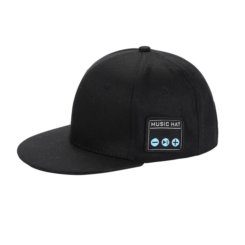 Bluetooth Sports Cap with Dual Speakers and Microphone - Wireless Music Earphones for Running