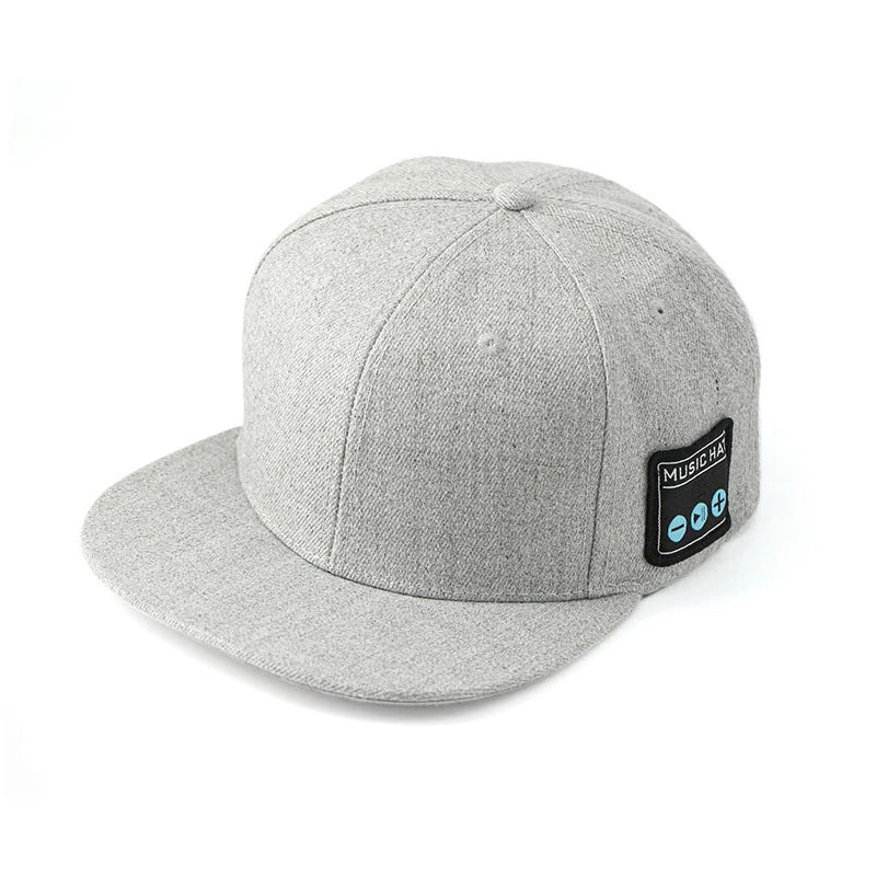 Bluetooth Sports Cap with Dual Speakers and Microphone - Wireless Music Earphones for Running