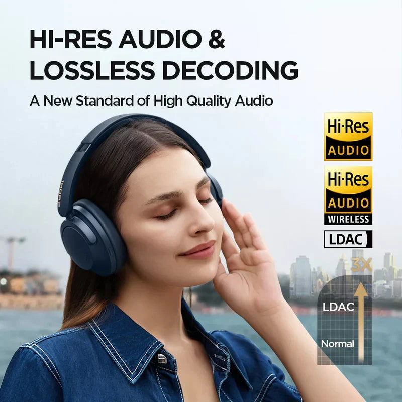 Sonoflow Pro Wireless Bluetooth Headphones with High-Resolution Audio and Active Noise Cancellation - Limited Time Offer
