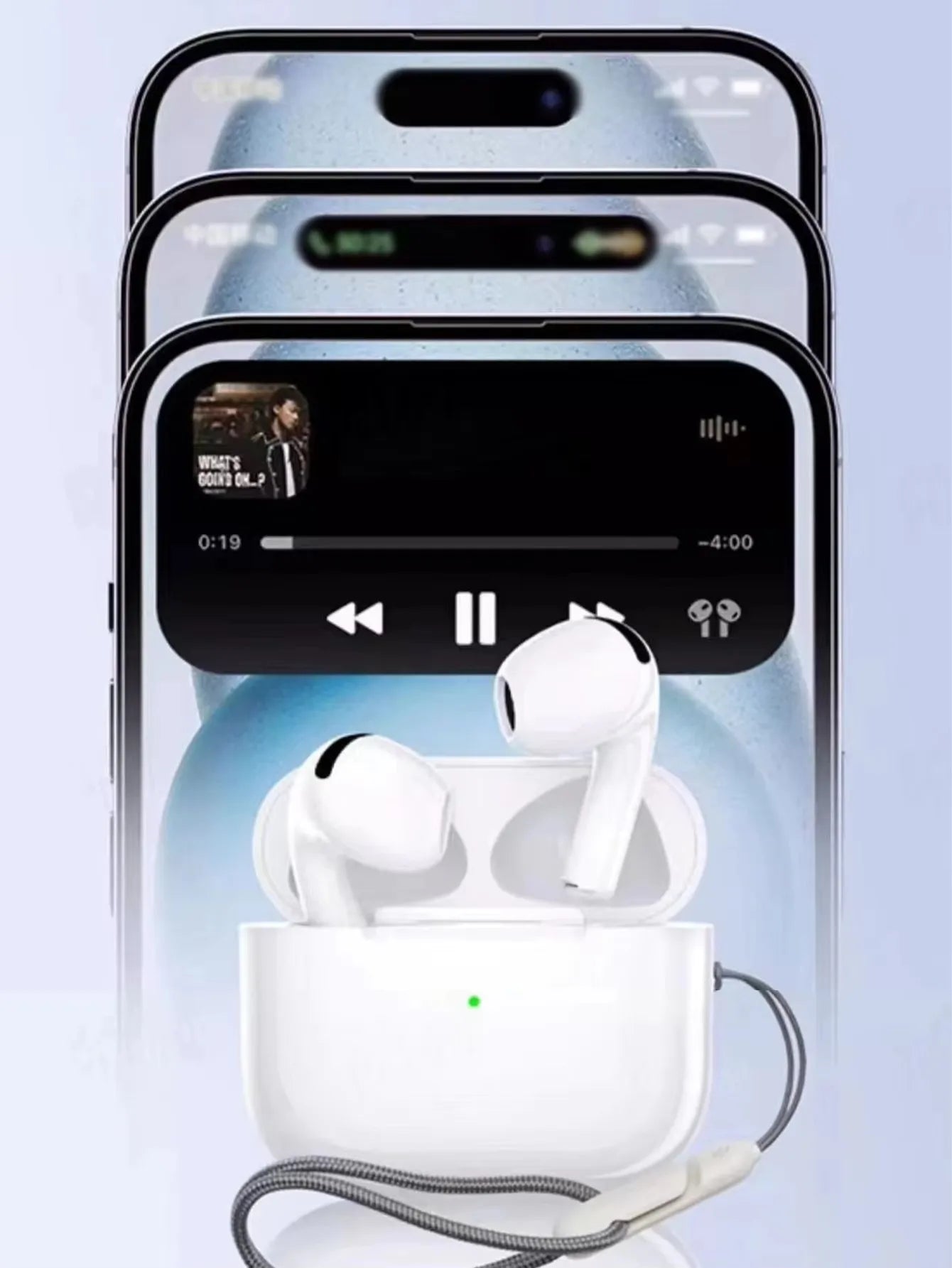 Air Pro True Wireless Bluetooth Earphones with Active Noise Cancellation - Premium Wireless Headphones Compatible with iPhone and Android