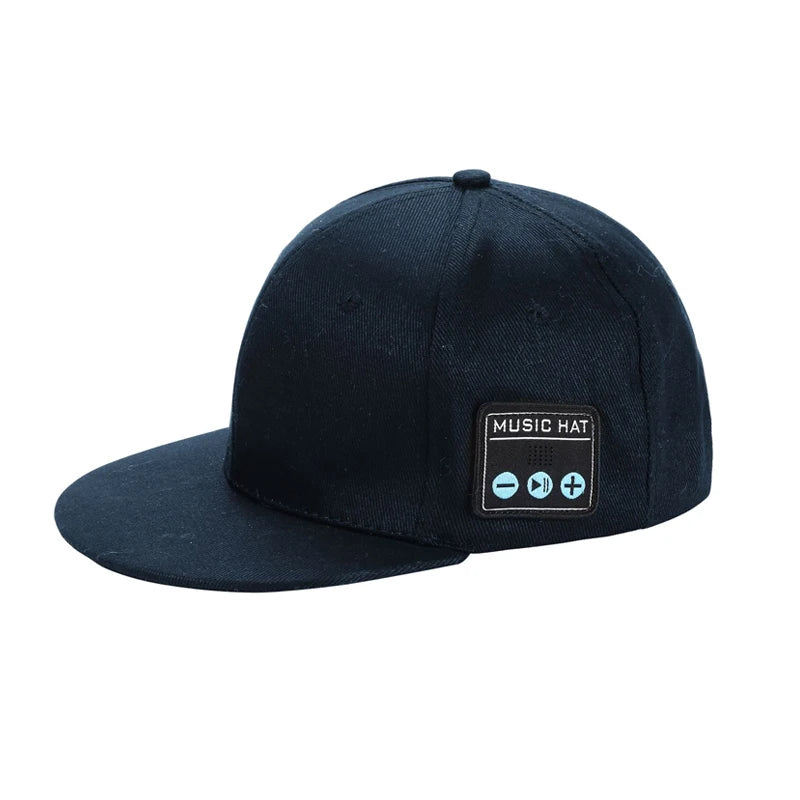 Bluetooth Sports Cap with Dual Speakers and Microphone - Wireless Music Earphones for Running